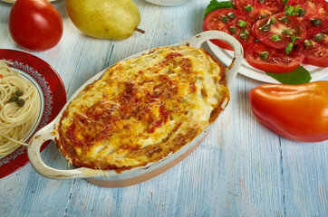 Sicilian Gatto' di patate con ragu