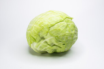 cabbage isolated on white