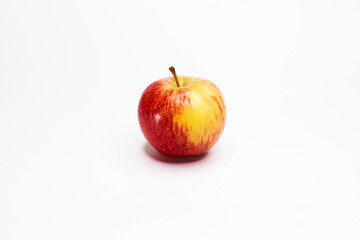 red apple isolated on white