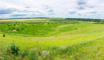 Fototapeta na wymiar Veps meadows. Tambov region. Russia