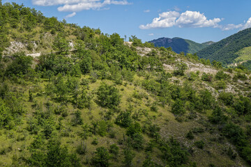 Fototapeta premium Paysage de la région des Marches en Italie