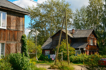 old wooden house