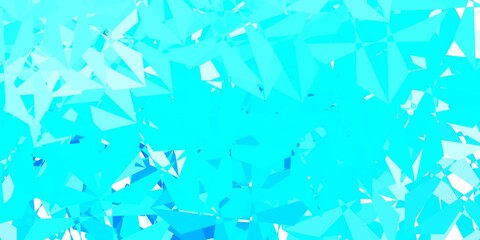 Light blue vector abstract triangle background.