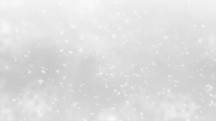 Christmas winter snowflake on white gray sky background.