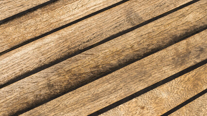 Natural wood plank deck texture.