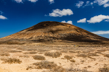 Paisajes de la isla Graciosa de Lanzarote