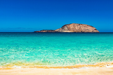 Paisajes de la isla Graciosa de Lanzarote