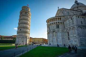 Am Platz der Wunder in Pisa - obrazy, fototapety, plakaty