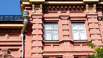 
Details and elements of the facade of buildings