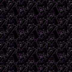 Pattern celestial bodies on a dark background