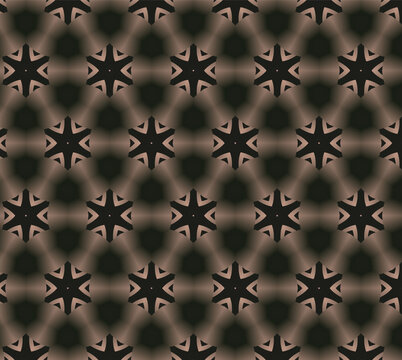 volumetric 3 d image with stars inside on a dark brown background