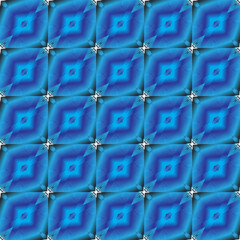 Pattern 3 d illustration blue tile for bathrooms 