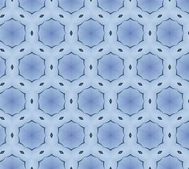 blue volumetric pads on a dark background 