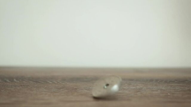 Coin Spinning On The Table