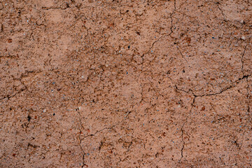 Cracked Mud Plaster Wall