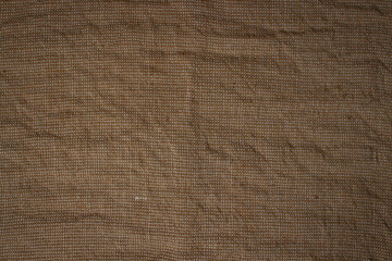 Burlap texture. Background for the inscription. Texture for design. Old burlap