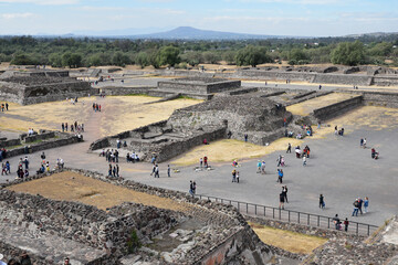 Ruines aztèques à Teotihuacan, Mexique