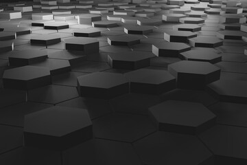  hexagon abstract 3d background