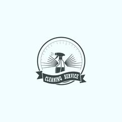 Home Cleaning Services Logo Design Vector and Hand wash logo design.