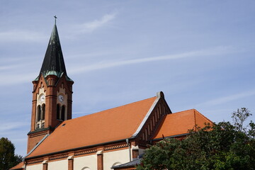 Fototapeta na wymiar Kirche Maria Meeresstern in Werder (Havel)