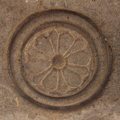 Indian Temple motifs carved out of stone.