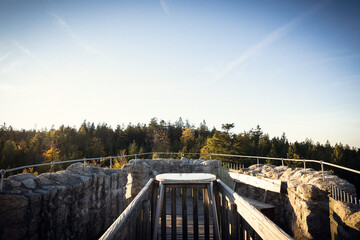 Burgruine Weissenstein im Naturpark Steinwald