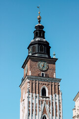 Fototapeta na wymiar St. Mary's Church Poland, Krakow Old town