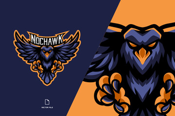 eagle bird mascot esport logo for game team illlustration © eryusan