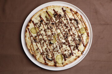 chocolate cake on a plate