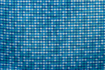 blue and white checked fabric background texture