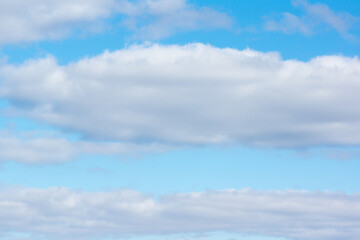 Obraz premium blue sky with light white clouds