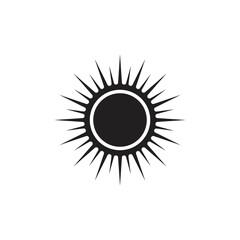 sun illustration logo