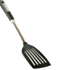 Kitchen spatula on isolated white.