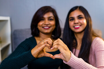 arabian women sitting at sofa in living room