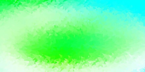 Light green vector gradient polygon design.