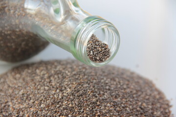fresh and organic black quinoa