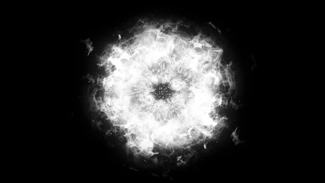 Big Bang in Space explosion in the space ビッグバン 爆発(アルファマット有り合成可能)