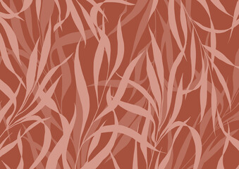 Floral background in warm colors
