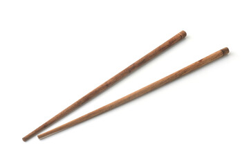 Pair of wooden chopsticks