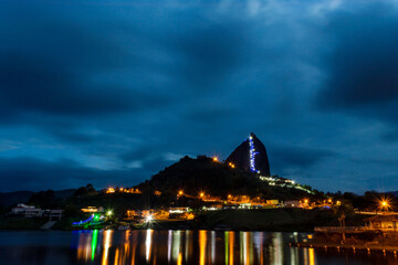 Night in Antioquia, Rock of Guatap&eacute;, Colombia