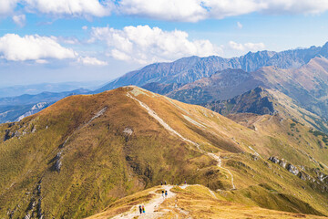 Tatra Mountains, View on Kondracka Kopa, part of Czerwone Wierchy (Red Peaks) from Malolaczniak mountain © MOZCO Mat Szymański