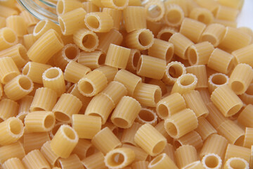 fresh and organic dry pasta