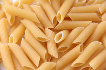 fresh and organic dry pasta