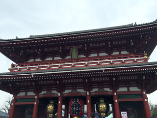 Senso-ji of buddhist temple located in Asakusa, Tokyo, Japan