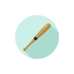 Flat design Baseball Bat