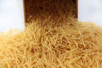 fresh and organic dry pasta