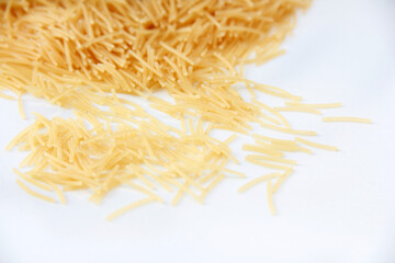 fresh and organic dry pasta