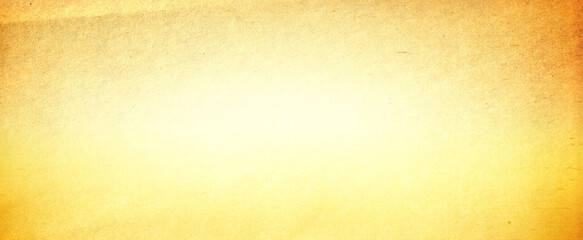 Gold background with vintage texture, yellow background with brown border, old yellow paper or parchment.