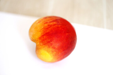 Photo macro delicious big peach