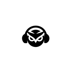 Owl icon. design elements for schools , educational signs and sport

